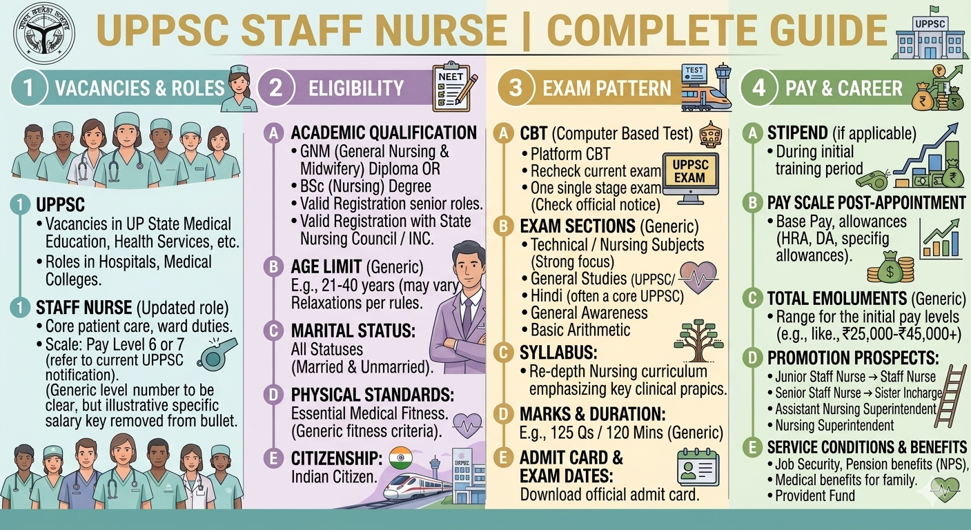 UPPSC Staff Nurse complete guide
